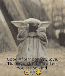 Good Afternoon Love Coffee Thank You GIF