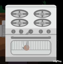 Cooking Sneaky Sasquatch GIF