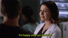 Greys Anatomy Amelia Shepherd GIF - Greys Anatomy Amelia Shepherd Im Happy With Our Decision GIFs