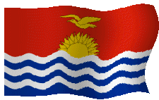Kiribati Flag Sticker - Kiribati Flag Stickers