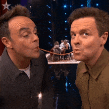 About To Kiss Ant Mcpartlin GIF - About To Kiss Ant Mcpartlin Declan Donnelly GIFs