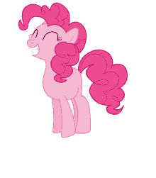 pinkie pie jumping happy excited jump
