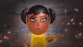 a pink background with a cartoon character 's face visible