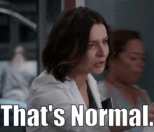 Greys Anatomy Amelia Shepherd GIF - Greys Anatomy Amelia Shepherd Thats Normal GIFs
