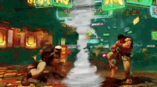 Street Fighter V Rashid GIF - Street Fighter V Rashid Crossup GIFs