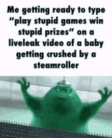 Steamroller Liveleak Stupid Game GIF - Steamroller Liveleak Stupid Game Fast Hands GIFs
