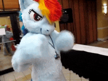 Rainbow Dash My Little Pony GIF - Rainbow Dash My Little Pony Fursuit GIFs