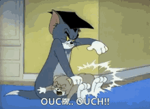 Spank Tom And Jerry GIF - Spank Tom And Jerry Tom GIFs