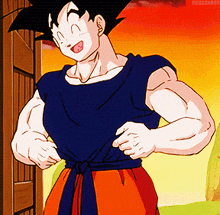 Goku Shirtless GIF
