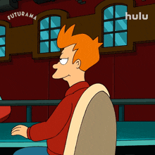 Stretching Fry GIF - Stretching Fry Billy West GIFs