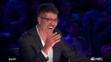 Laughing Simon Cowell GIF - Laughing Simon Cowell Americas Got Talent GIFs