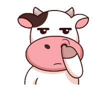 serious cow