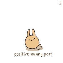 Positive Vibes Bunny GIF - Positive Vibes Bunny Rabbit GIFs