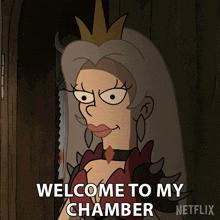 Welcome To My Chamber Queen Dagmar GIF - Welcome To My Chamber Queen Dagmar Disenchantment GIFs