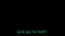 a man in a pink turban is talking to a woman in a pink dress and says `` just go to hell '' .