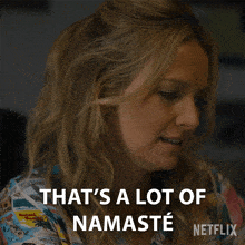 Thats A Lot Of Namasté Lorna GIF - Thats A Lot Of Namasté Lorna The Lincoln Lawyer GIFs