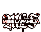 Dumbflex Miss Lafamilia Sticker - Dumbflex Miss Lafamilia Familia Stickers