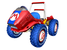 Red Fire Kart GIF - Red Fire Kart Mario Kart GIFs