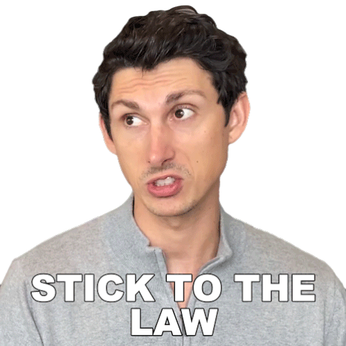 Stick To The Law Maclen Stanley Sticker - Stick To The Law Maclen Stanley The Law Says What Stickers