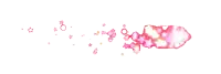 a white background with pink stars and a red arrow