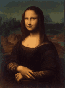 Mona Lisa Wink GIF - Mona Lisa Wink GIFs