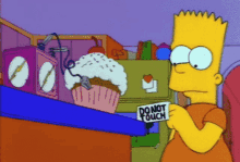 Do Not Touch Bart GIF - Do Not Touch Bart Simpsons GIFs