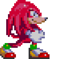 Knuckles The Echidna Sega Sticker - Knuckles The Echidna Sega Sonic The Hedgehog Stickers
