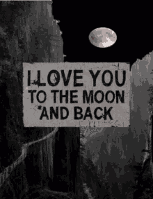 Moon And Back I Love You GIF