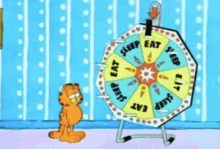 Bored Garfield GIF - Bored Garfield Spin GIFs