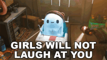 Girls Will Not Laugh At You Ron GIF - Girls Will Not Laugh At You Ron Rons Gone Wrong GIFs