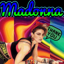 Madonna Thank You GIF - Madonna Thank You Thanks GIFs