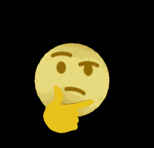 Thinking Emoji Emojis GIF - Thinking Emoji Emojis Thinking GIFs