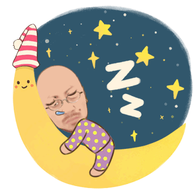 Jancokinaja Goodnight Sticker - Jancokinaja Goodnight Stickers