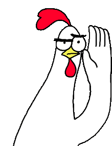 Chicken Chicken Bro Sticker - Chicken Chicken Bro Hi Stickers