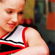 Glee Quinn Fabray GIF - Glee Quinn Fabray Smelling Armpits GIFs