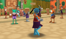 Toon Town Toon Town Online GIF - Toon Town Toon Town Online Victory Dance GIFs