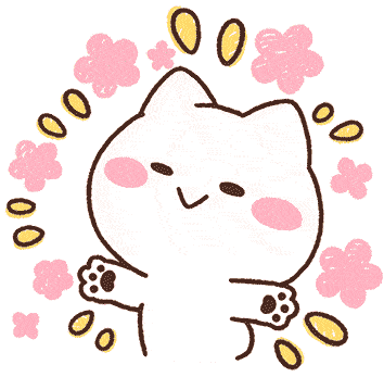 Kawaii Kitty Sticker - Kawaii Kitty Hug Stickers