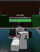 a screenshot of a video game with the name jeredan on it
