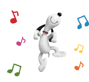 Snoopy Dancing Sticker - Snoopy Dancing Happy Stickers
