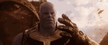 Thanos Infinity War GIF - Thanos Infinity War Gaunlet GIFs