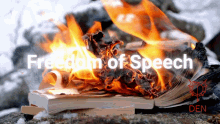 Freedom Of Speech Fire GIF - Freedom Of Speech Fire Book GIFs