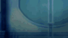 a blue background with a white line in the middle of it