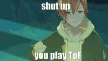 Shut Up Tof GIF - Shut Up Tof Tower Of Fantasy GIFs