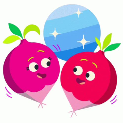 Billie And Bobby Go Dancing Sticker - Billi And Bobby Sparkling Beetroot -  Discover & Share GIFs