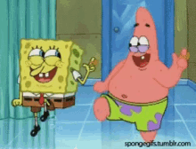 Spongebob Patrick GIF - Spongebob Patrick Dancing GIFs