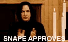 Snape Clap GIF - Snape Clap Approve GIFs