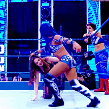 Sasha Banks Knees GIF - Sasha Banks Knees Nikki Cross GIFs