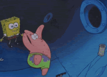 bob in space spongebob zero gravity floating patrick