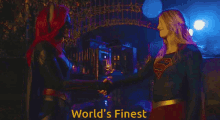 Batwoman Supergirl GIF - Batwoman Supergirl Worlds Finest GIFs