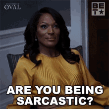 Are You Being Sarcastic Victoria Franklin GIF - Are You Being Sarcastic Victoria Franklin The Oval GIFs
